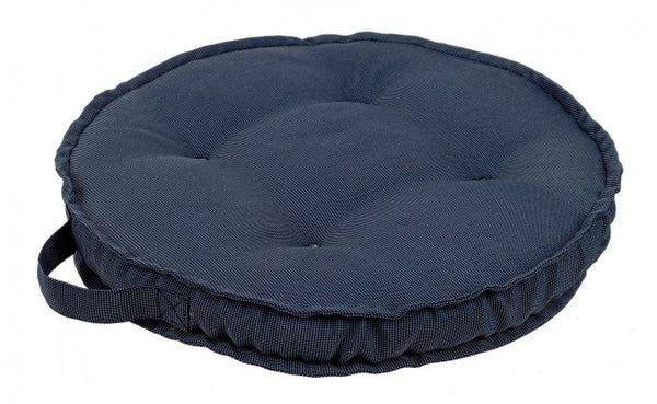 acquista Coussin Rond Poly230 Bleu Denim en Tissu pour Extérieur