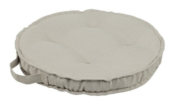 sconto Coussin Rond Poly230 Beige en Tissu pour Extérieur