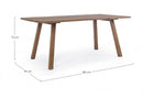 Tavolo Glasgow 180x90 cm in Legno-2