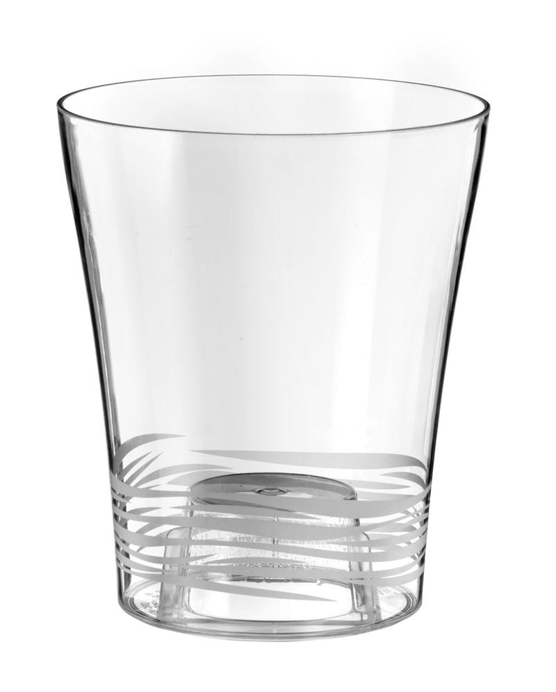 Vaso da Interno e Esterno Ø13,5 x16 cm in Plastica Orchidea 14 Trasparente-1