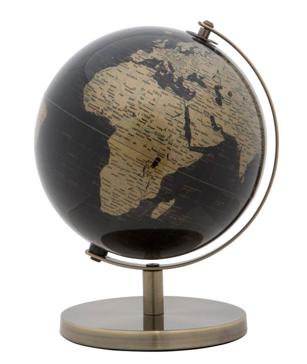 sconto Globe Bronze Ø20x28 cm Plastique et Fer Noir et Doré