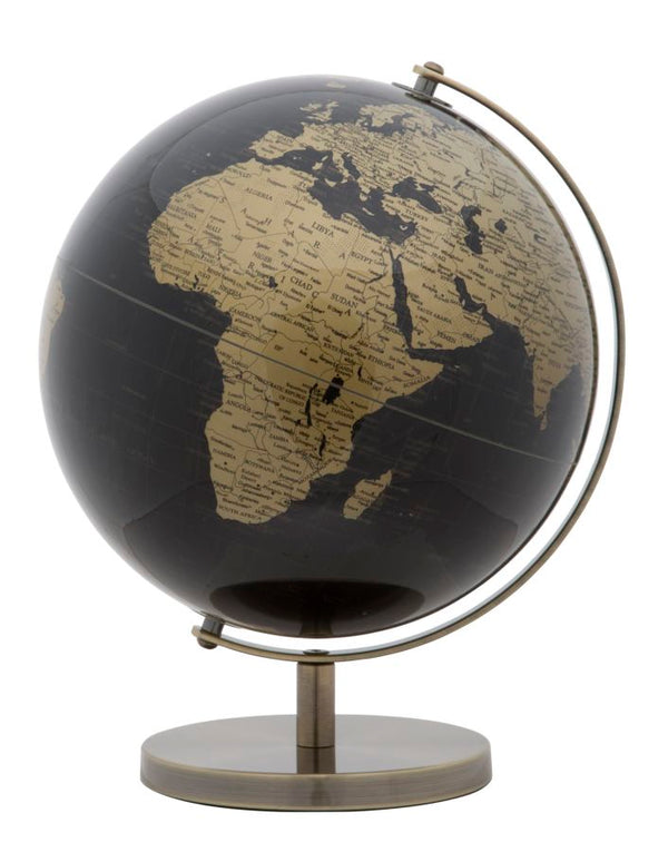 Globe Bronze Ø25x34 cm Plastique et Fer Noir et Doré online