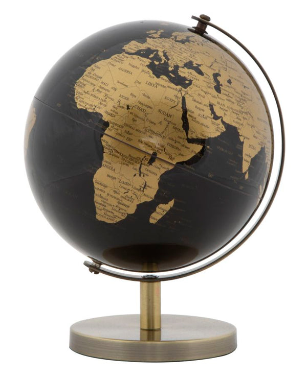 online Globe Bronze Petit Ø13x17 cm Plastique et Fer Noir et Bronze