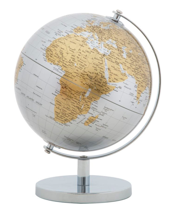 Globe Silver New Ø20x28 cm Métal et Plastique Rouille et Argent acquista