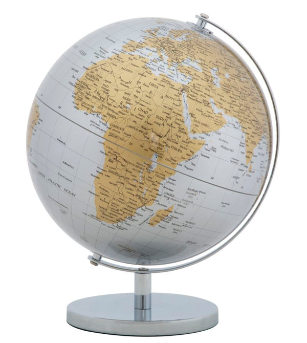 Globe Silver New Ø25x34 cm Métal et Plastique Rouille et Argent prezzo