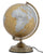 Globe Orange avec Lumière Ø25x38 cm Métal et Plastique Or Rouille et Argent