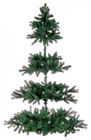 Albero di Natale Artificiale Pendente 210 cm 946 Rami Verde-1