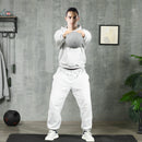 Kettlebell per Allenamento 12 Kg in PVC e Sabbia Metallica Grigio-2