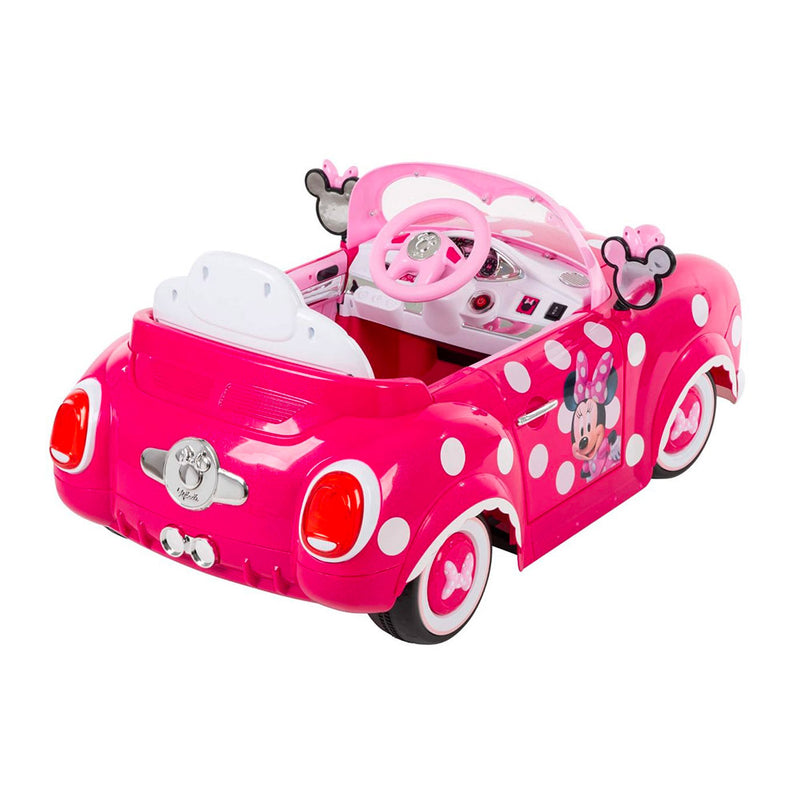 Macchina Elettrica per Bambini 6V Disney Minnie Rosa/Bianco-2