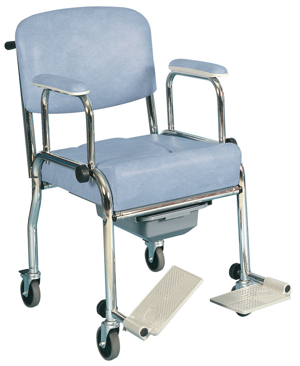 Salle de bain pour fauteuil roulant avec vase amovible en acier Nasti Comoda Celeste online