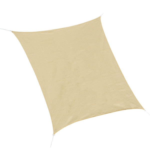 Voile d'Ombrage de Jardin Rectangulaire en PEHD Sable 3,6x3,6m prezzo