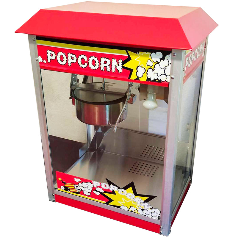 Macchina per Popcorn Elettrica 55x41x74 cm con Pentola in Teflon Original Happy Air-2