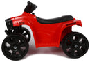 Mini Quad Elettrico per Bambini 6V Nero e Rosso-6