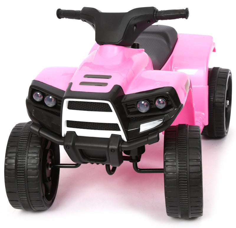 Mini Quad Elettrico per Bambini 6V Nero e Rosa-1