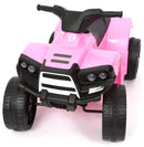 Mini Quad Elettrico per Bambini 6V Nero e Rosa-2