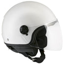 Casco Demi-Jet per Scooter Visiera Lunga CGM Nevada 101A Bianco -1