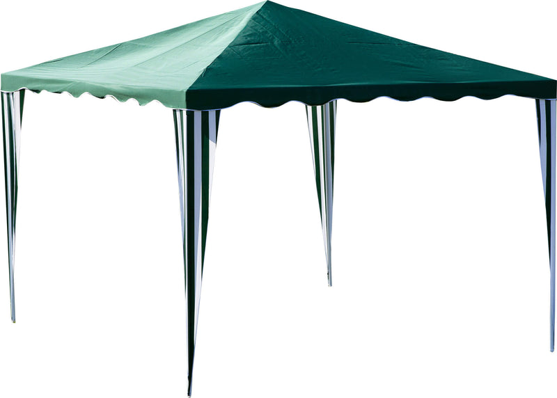 Gazebo da Giardino in Acciaio 3x3m Bauer Verde-1