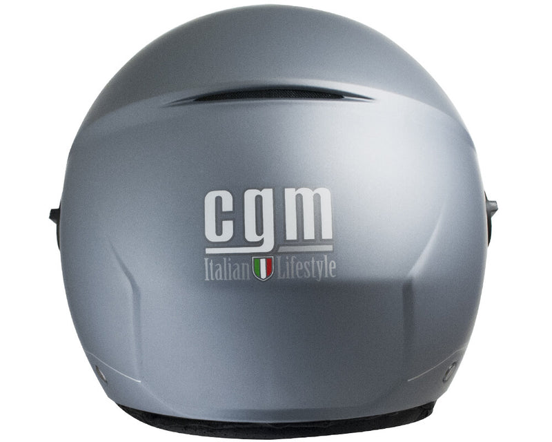 Casco Jet per Scooter Visiera Lunga CGM Florence 107A Verde Opaco-4