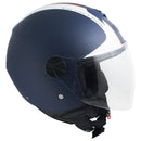 Casco Jet per Scooter Visiera Lunga CGM Deejay 107DJ1 Blu Opaco -1