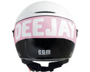 Casco Jet per Scooter Visiera Sagomata CGM Deejay 107DJ3 Rosa -5