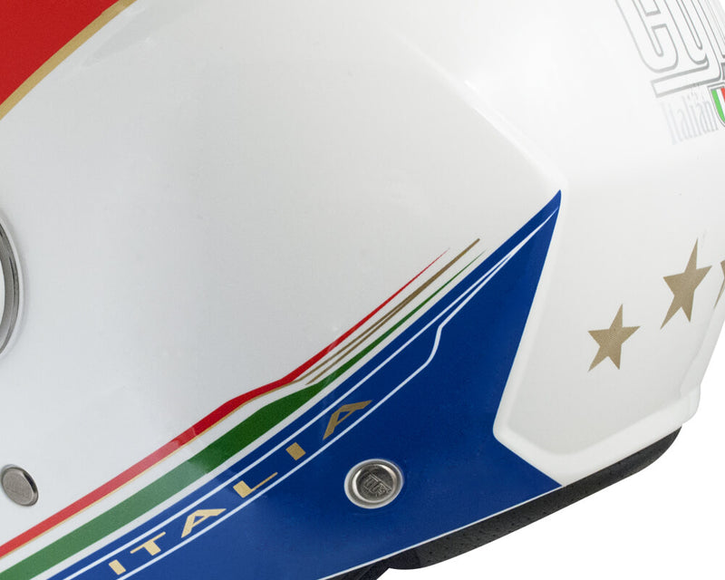 Casco Jet per Scooter Visiera Lunga CGM Italia 107I Bianco -4