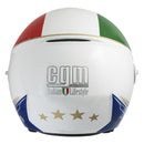 Casco Jet per Scooter Visiera Sagomata CGM Italia 107I Bianco -2