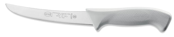 Couteau à désosser courbé lame 16 cm manche antidérapant peau de Sanelli blanc acquista