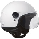 Casco Jet per Scooter Visiera Sagomata CGM Florida 109A Bianco -1