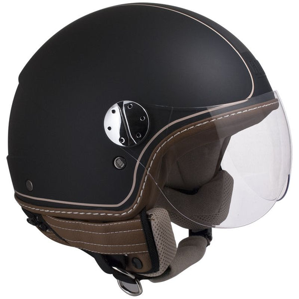 prezzo Casque Jet pour Scooter CGM Santa Monica 109V Visière Forme Noir Mat