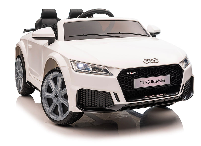 Macchina Elettrica per Bambini 12V Audi TT RS Roadster Bianca-9