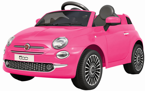 Voiture électrique pour enfants 12V avec permis Fiat 500 rose acquista