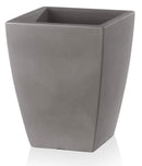 Vaso 29x29x36cm in Resina Tulli Quadro Veneto Essential 35 Cappuccino-1