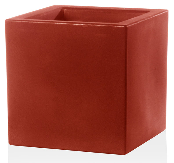 Vase en Résine Tulli Schio Cubo Essential Rouge Cardinal Différentes Tailles acquista