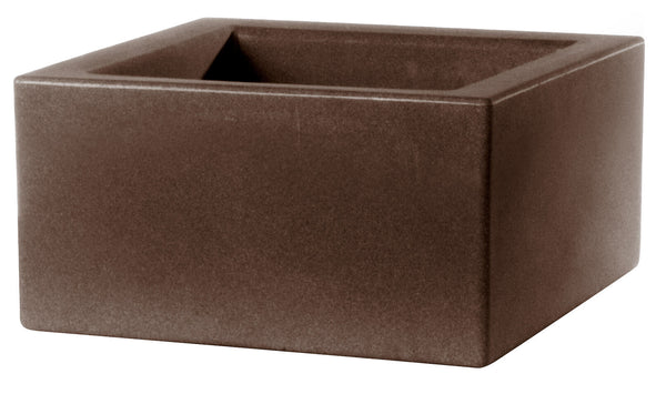 prezzo Vase 50x50x20cm en Résine Tulli Schio Low Cube Essential 50 Bronze