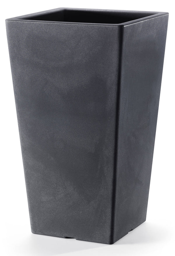 sconto Tulli Pasubio Alto Essential Anthracite Vase Résine Différentes Tailles