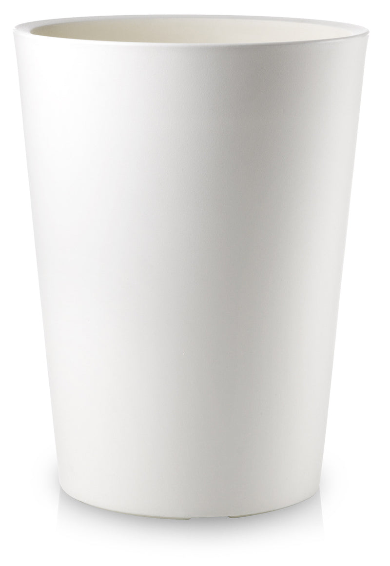 Vaso Ø29x43 cm in Polietilene Tulli Zamora Essential 43 Bianco-1