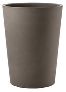 Vaso Ø29x43 cm in Polietilene Tulli Zamora Essential 43 Cappuccino-1