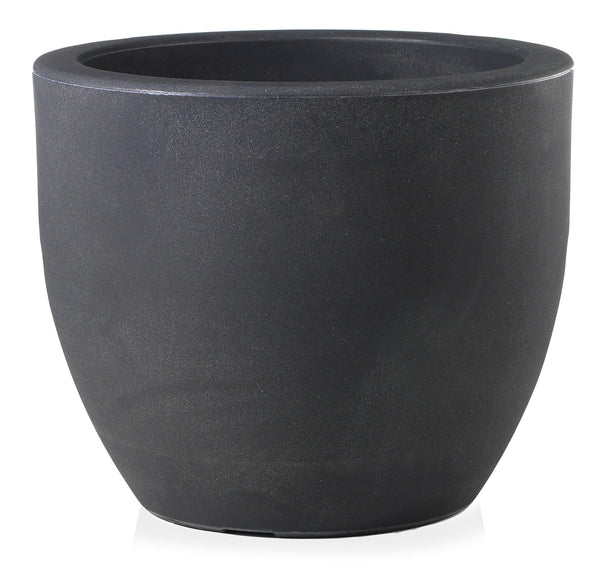 Vase Ø30 cm en résine Ares 30 Anthracite acquista