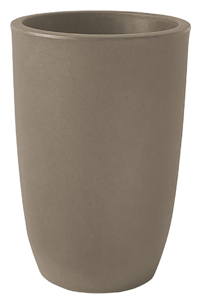 Vaso Ø30x45 cm in Polietilene Meti 30 Cappuccino-1