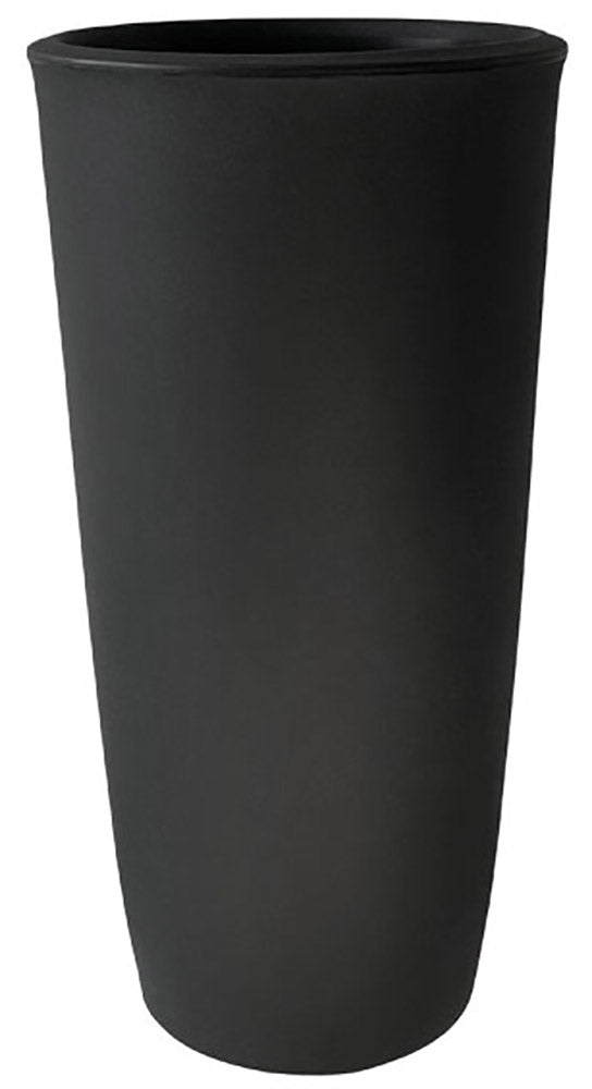 sconto Vase en Polyéthylène Dafne 40 Anthracite Différentes Tailles