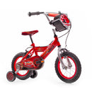 Bicicletta per Bambino 12” 2 Freni con Licenza Disney Cars Rosso-1