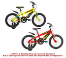 Bicicletta per Bambino 16” 2 Freni Bimbo Blaze Giallo o Rosso-4