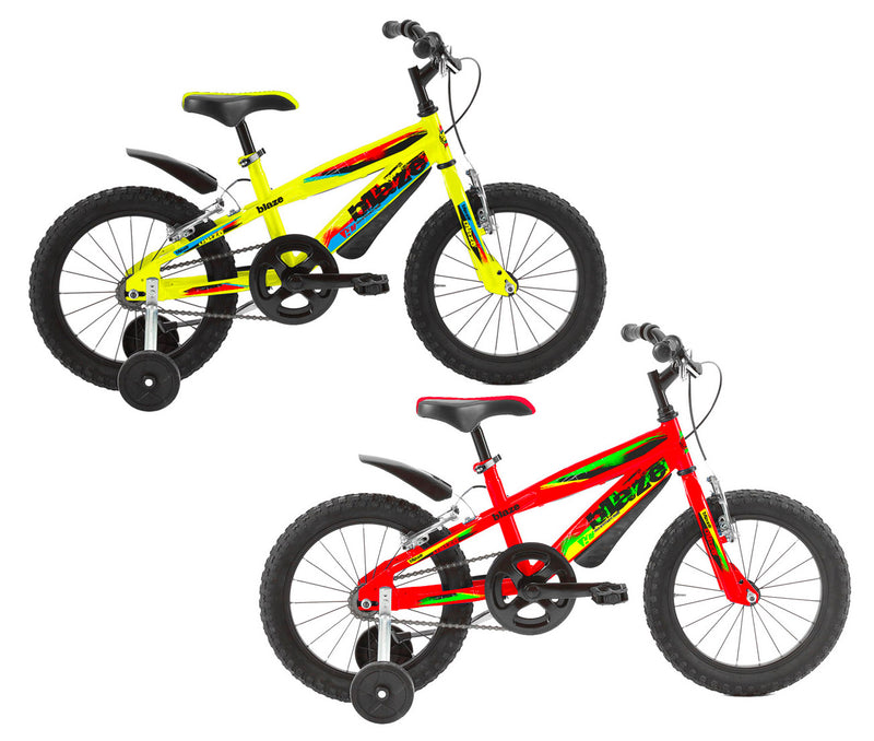 Bicicletta per Bambino 16” 2 Freni Bimbo Blaze Giallo o Rosso-1