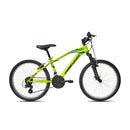 Bicicletta MTB Ragazzo 24” 18 Velocità Progress Giallo o Nero o Rosso-2