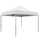 Gazebo Pieghevole da Giardino 3x3m in Tessuto Bianco-1