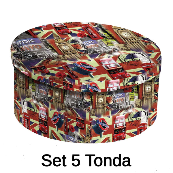 Lot de 5 cartons London sconto