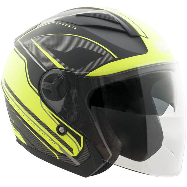 prezzo Casque Jet pour Scooter CGM Phoenix Visière Longue 130G Noir Mat