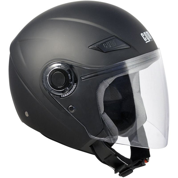 Casque Jet pour Scooter CGM Caribe 131A Visière Longue Noir Mat acquista