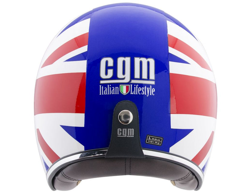 Casco Jet per Scooter Occhiale Interno CGM Trafalgar 133K Blu -2