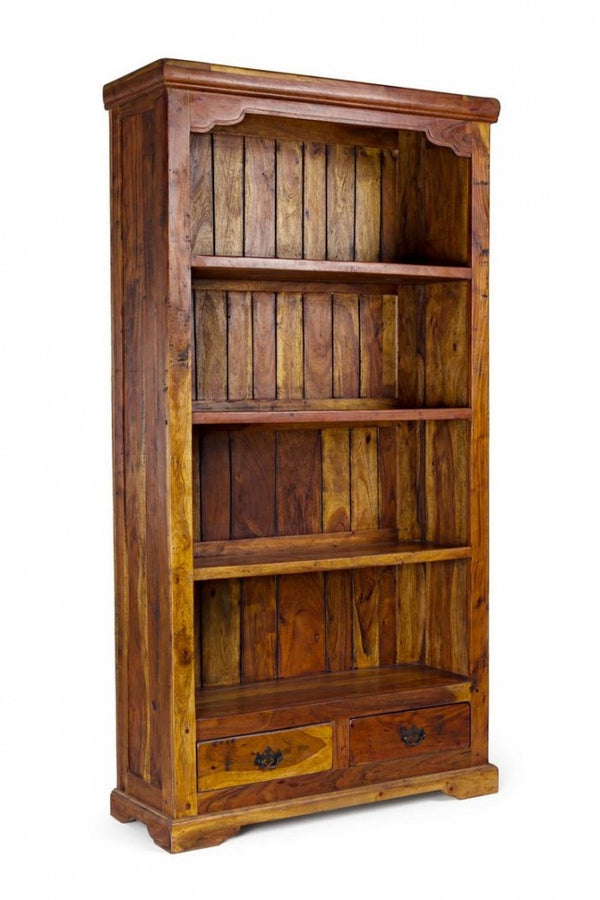 Libreria 4 Ripiani 2 Cassetti 100x35x185h cm Chateaux prezzo